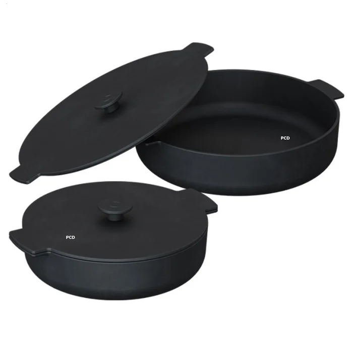Set De Casseroles En Fonte 21cm Et 26cm De Diamètre Ofyr