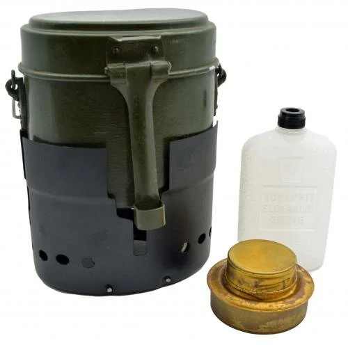 Set de cuisine suédois 4 pièces, vert olive