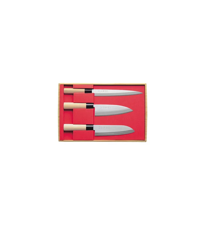 Set Sekiryu Santoku & Deba & Sashimi
