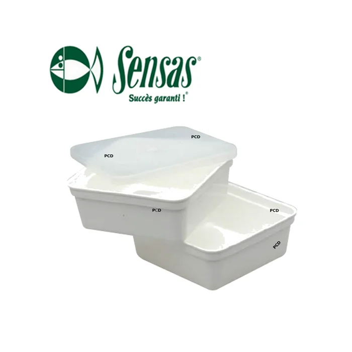 Set Sensas Boîte Vers De Vase + Boîte Fond Grillage Blanc