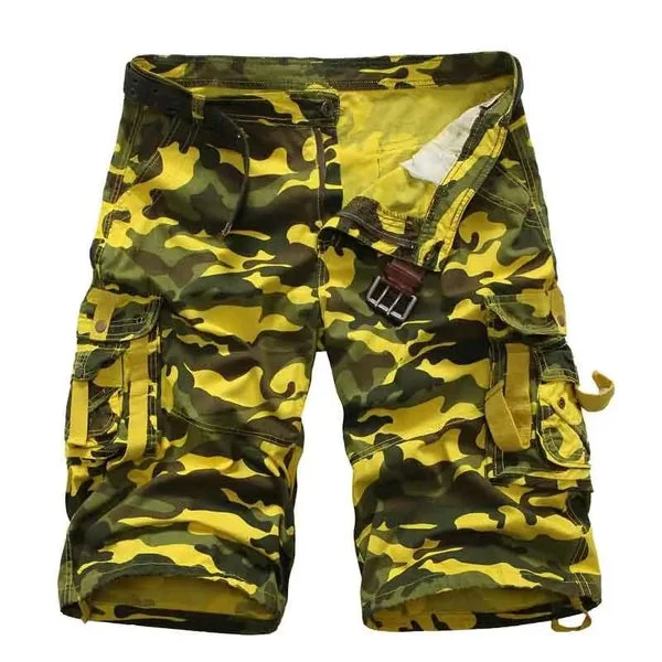 SHORT MILITAIRE – CAMOUFLAGE JAUNE
