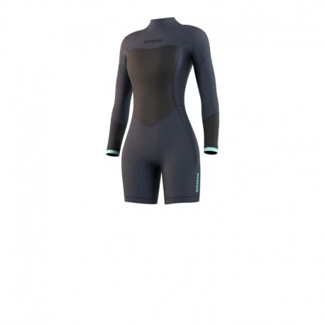 Shortys FemmeMystic Brand Longarm Shorty 3/2 Bzip Flatlock Women – Night Blue 2024