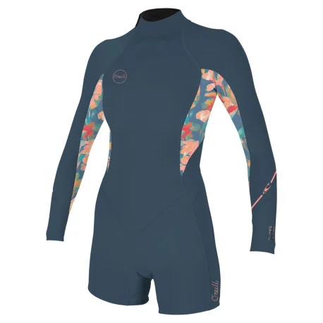 Shortys FemmeO&rsquo;Neill Wms Bahia 2/1 BZ L/S Spring COPENBLU/PTDTRPCS/COPENBLU 2025