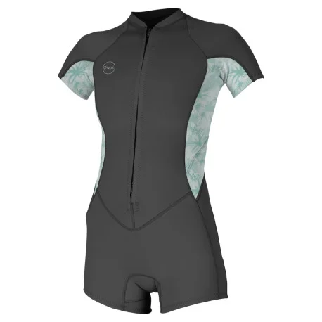 Shortys FemmeO&rsquo;Neill WMS BAHIA 2/1 FZ S/S Spring Graphite 2024