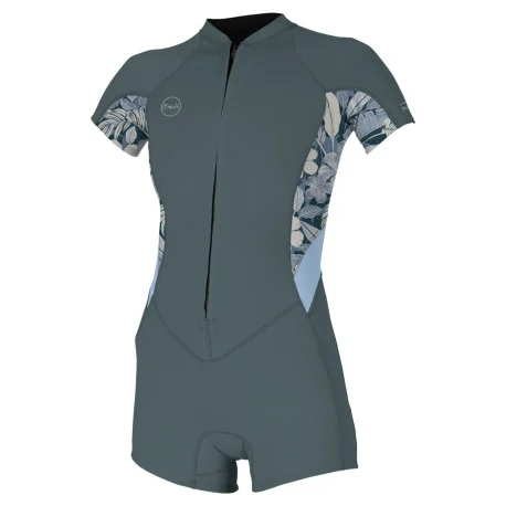 Shortys FemmeO&rsquo;Neill WMS BAHIA 2/1 FZ S/S Spring SHDE/PALMENOTROP/FADEDENIM 2025