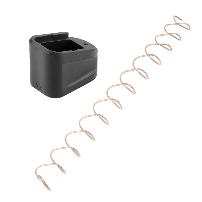SI-EMP-AL-G17 – EMP Extended Magazine Plate for Glock G17 / G22 – 9 mm / .40 cal – Aluminum