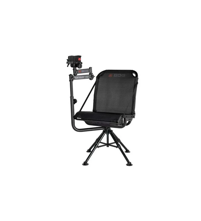 Siège d’affût rotatif avec support pour arme Bog DeathGrip 360