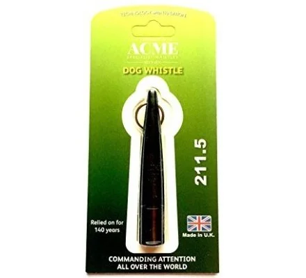 Sifflet de dressage noir pour chien ACME – Image 2