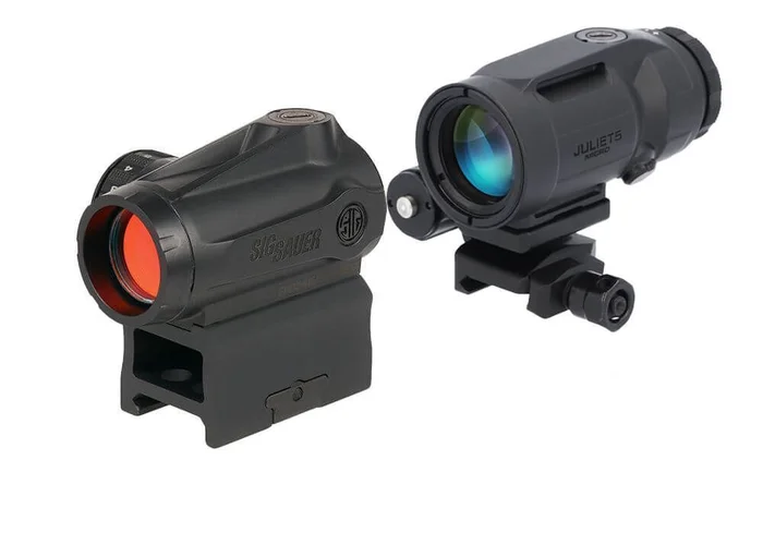 SIRMSRKITG2 – Combo Point Rouge Roméo MSR 2 et Magnifier Juliet 3 Micro 3×22 Noir