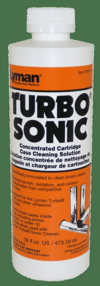 SOLUTION TURBO SONIC POUR BAC A ULTRASONS (POUR ETUIS) 16 OZ