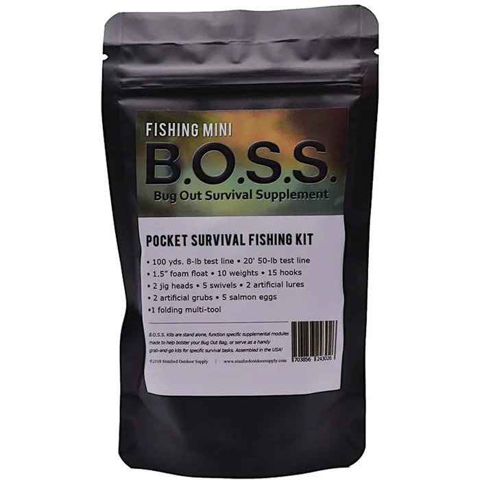 SOSMFSH – SOS B.O.S.S. Kit de pêche de poche