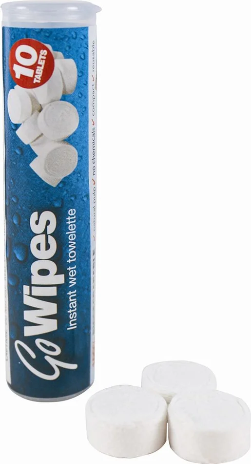 SPC17019 – BCB Lingettes compressées Go Wipes par 10
