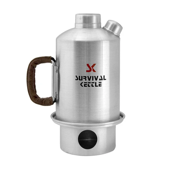 SPC25254 – Survival Kettle 1,2 L aluminium brossé