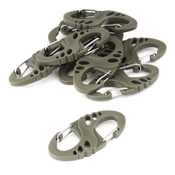 SPC28257 – Mil-Tec Set de 10 S-Hooks Olive