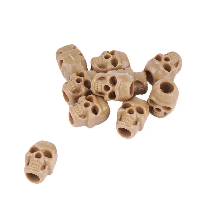SPC32856 – Mil-Tec Bead Skull coyote par 10