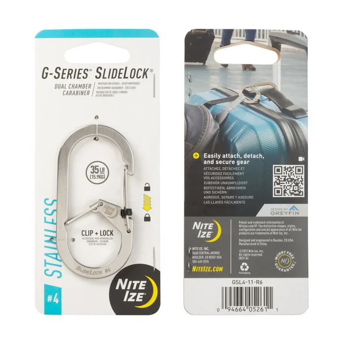 SPC37690 – Nite Ize G-Series Slidelock N° 4 acier