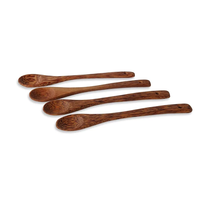 SPOON SET – Set de 4 cuillères à café Tatonka – Bois de cocotier