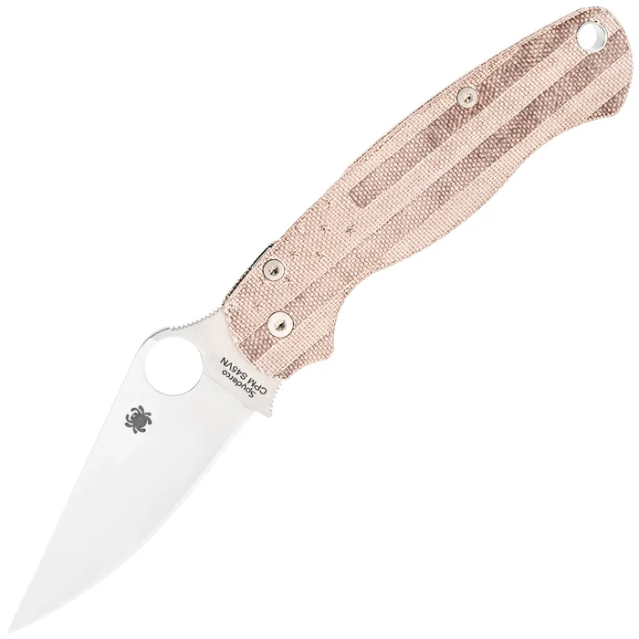 Spyderco Para Military 2 x RGT Micarta US Flag Canvas Brown Clip Lynch