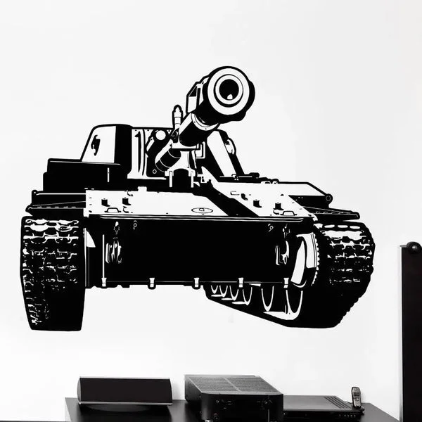STICKER MILITAIRE – CHAR DE COMBAT