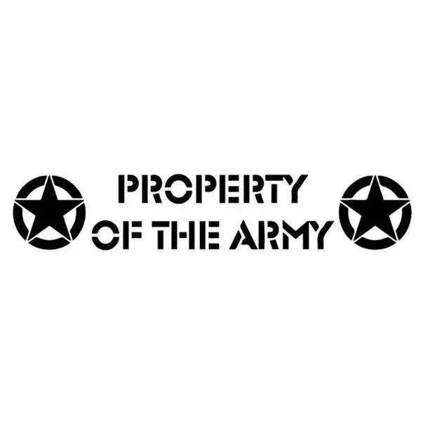 STICKER MILITAIRE – PROPRIÉTÉ DE L’ARMÉE