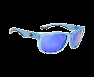 Strike King – S11 Optics Cumberland Monture bleu translucide mat Lentille miroir blanc bleu multicouche Base grise
