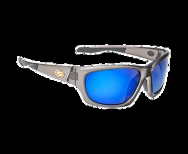 Strike King -SK Plus Cypress Matte Translucide Cristal Monture Multicouche Blanc Bleu Miroir Gris Lentille de Base Orange S Logo