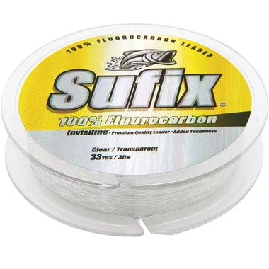 Sufix 100% Fluorocarbone Invisiline Leader – 50lb – 33yds