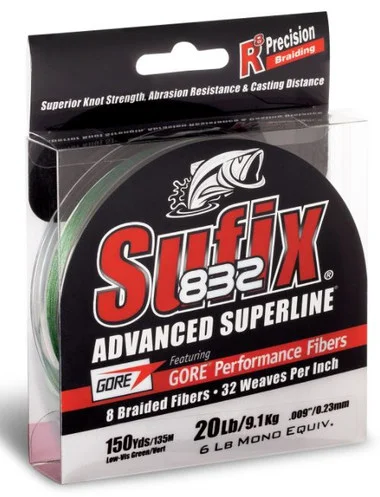 Sufix 832 Advanced Superline Braid – Bobine de 150 Yards