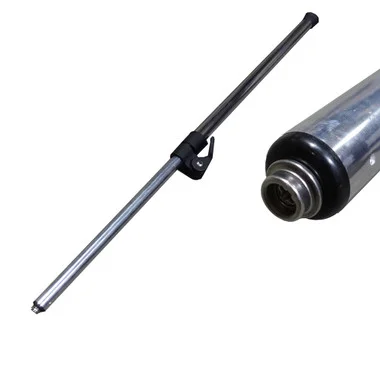 Support de poteau réglable pour bâche de bateau Carver avec bouton-pression et extrémité en vinyle