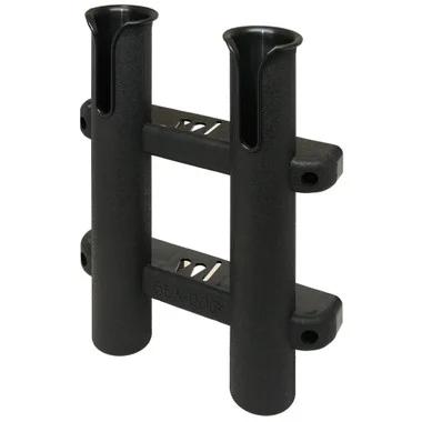 Support de rangement pour canne à pêche à deux pôles Sea-Dog à montage latéral – Noir
