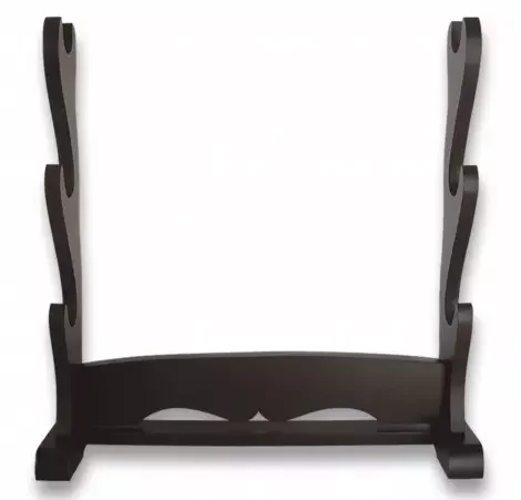 Support en bois pour 3 katanas socle – Collection katana