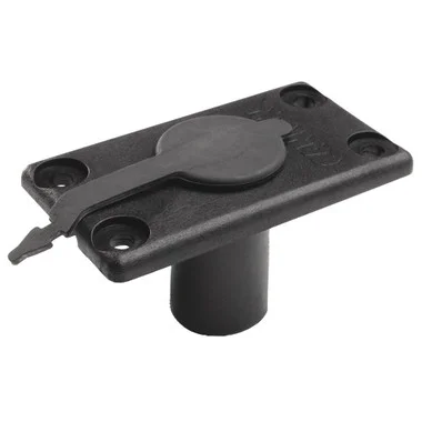 Support encastré Cannon avec couvercle pour porte-canne