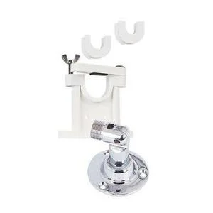 Support pivotant pour fixation sur paroi verticale + étrier