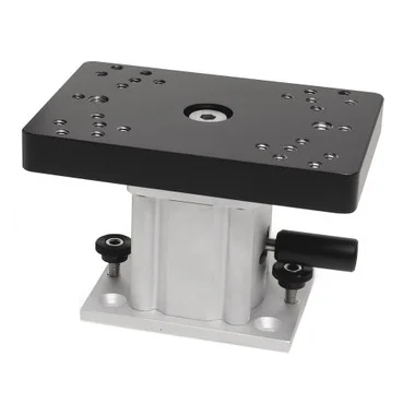 Supports de piédestal à base pivotante en aluminium Cannon