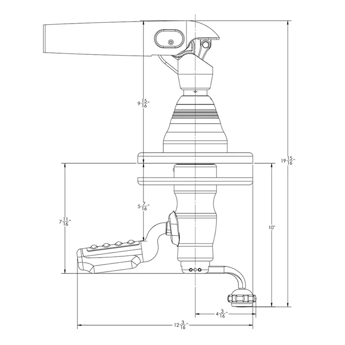 Supports de stabilisateur TACO GS-500 Grand Slam *Accepte uniquement les mâts CF-HD – Image 3