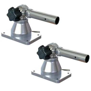 Supports supérieurs pour tangons TACO Grand Slam 170 – 1-1/8″ (paire)