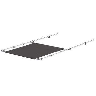 SureShade PTX Stores électriques – 63″ de large – Acier inoxydable – Gris