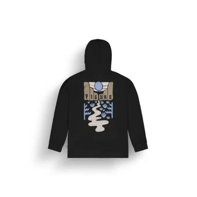 Sweat a capuche zippe PICTURE OUVEA – Black – Image 2