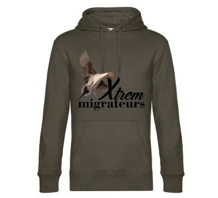 Sweat canard pilet kaki XTREM MIGRATEURS
