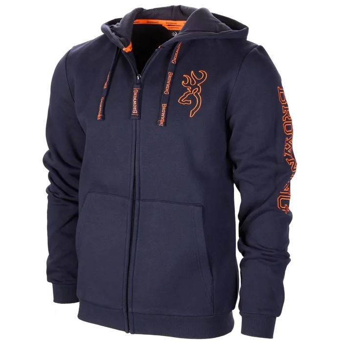 SWEAT CAPUCHE ZIP SNAPSHOT BLEU