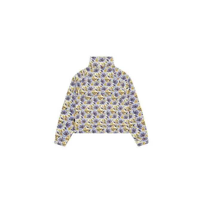 Sweat femme Picture QUENDA 1/2 ZIP P – Alpine Thistle Print – Image 2