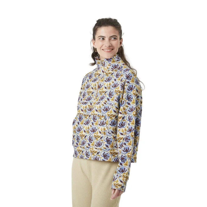Sweat femme Picture QUENDA 1/2 ZIP P – Alpine Thistle Print – Image 3