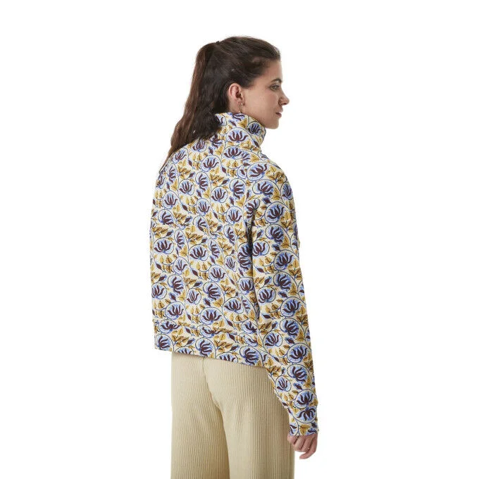 Sweat femme Picture QUENDA 1/2 ZIP P – Alpine Thistle Print – Image 4