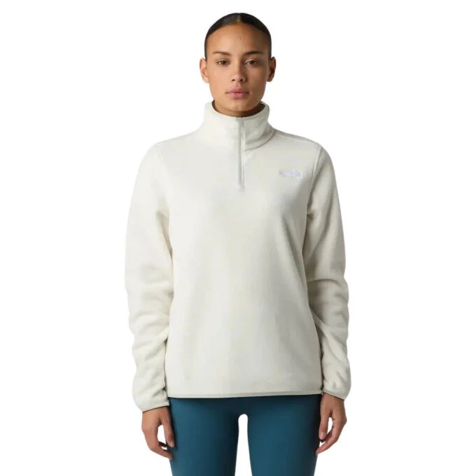 Sweat polaire Femme 1/4 zip The North Face Glacier – White Dune