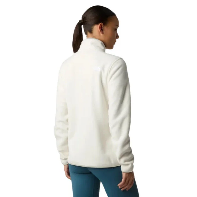 Sweat polaire Femme 1/4 zip The North Face Glacier – White Dune – Image 2