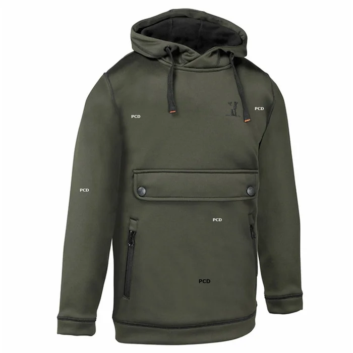 Sweat Shirt A Capuche Enfant Percussion Kaki