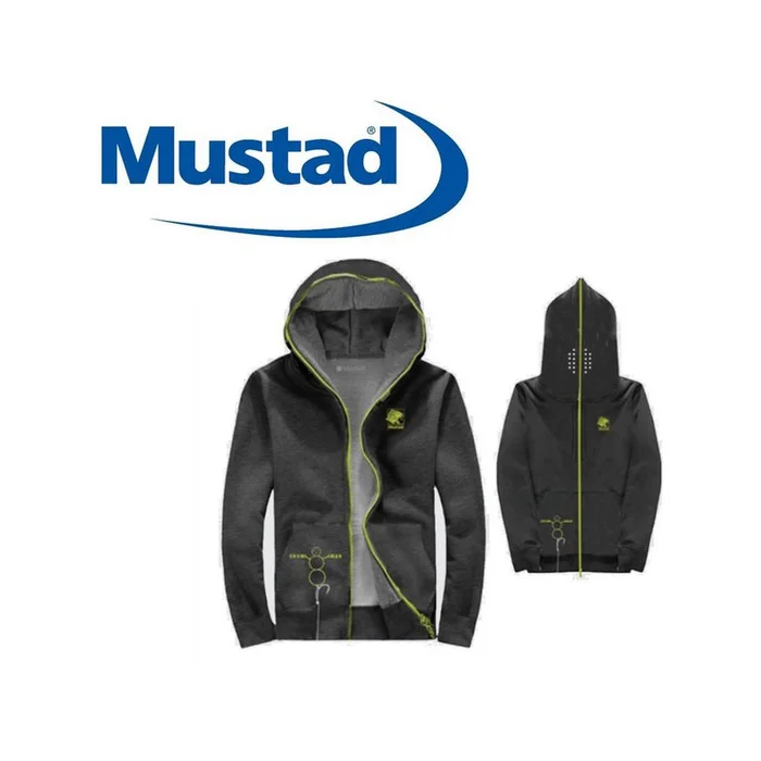 SWEAT SHIRT MUSTAD A CAPUCHE ZIP