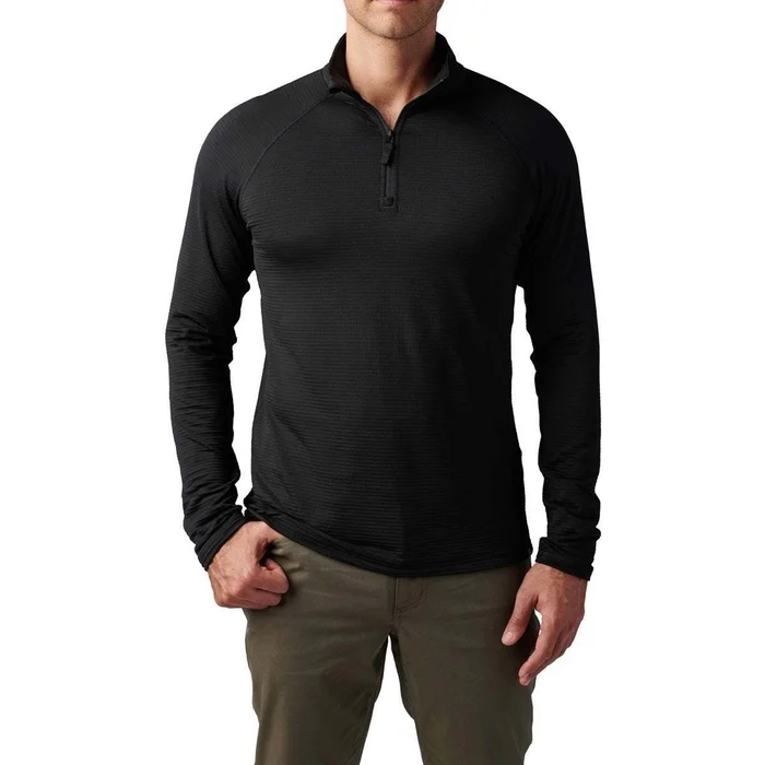 Sweat Stratos 1/4 ZIP Noir 5.11