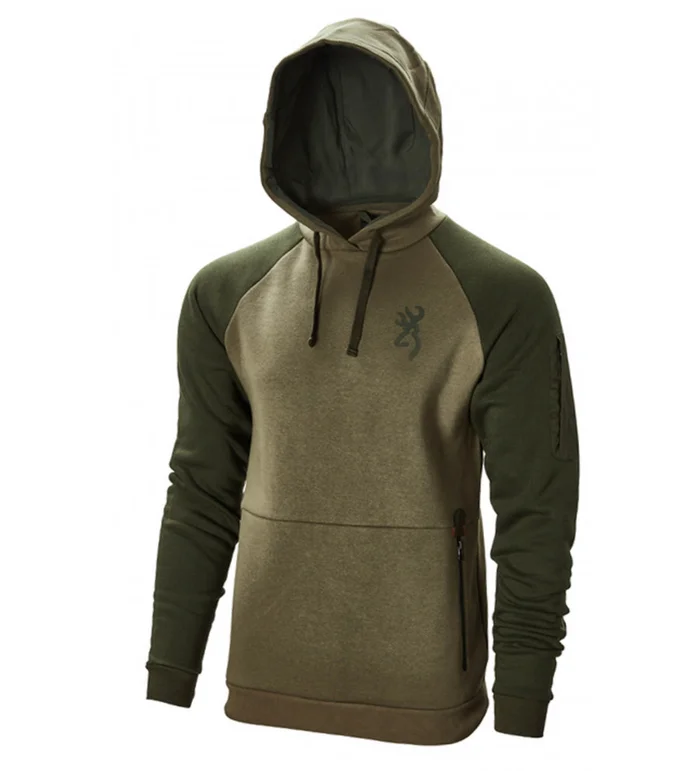 Sweatshirt Two Tones Vert Browning