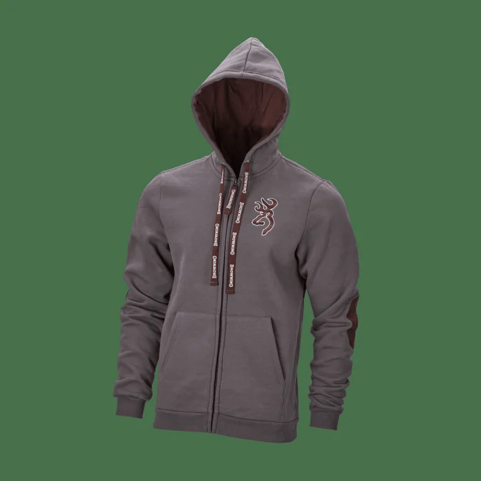 SWEATSHIRT ZIP SNAPSHOT ASHGREY 2XL